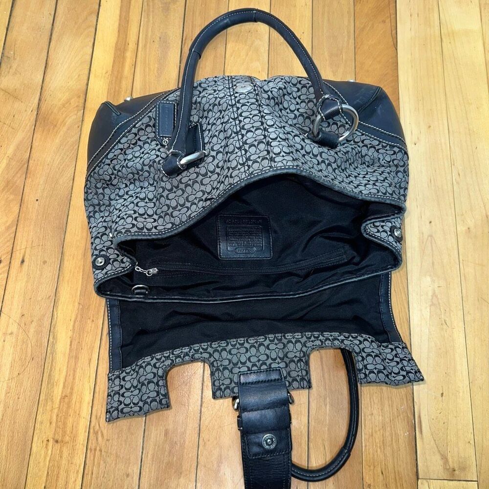 Coach Vintage Y2K Soho Signature Jacquard C Canvas Satchel Hobo Bag K0785-F10929 - Picture 10 of 15